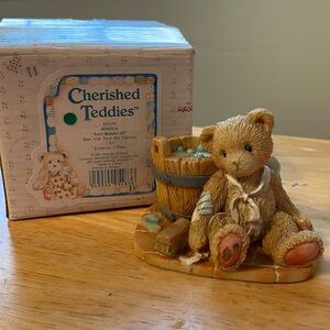 1991 Vintage Cherished Teddies figurine. Joshua